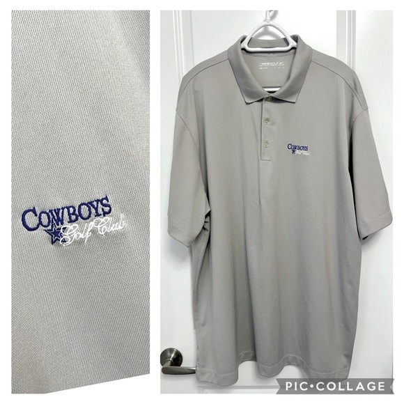 NIKE DALLAS COWBOYS GOLF CLUB POLO SHIRT - Picture 1 of 3